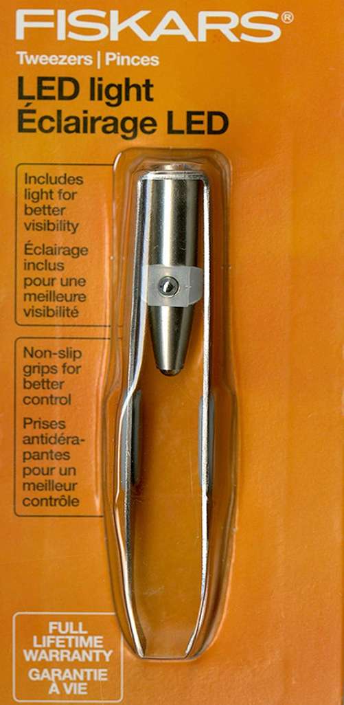 Precision LED Tweezers • Lights & MagnifiersNotions • Lights & Mag
